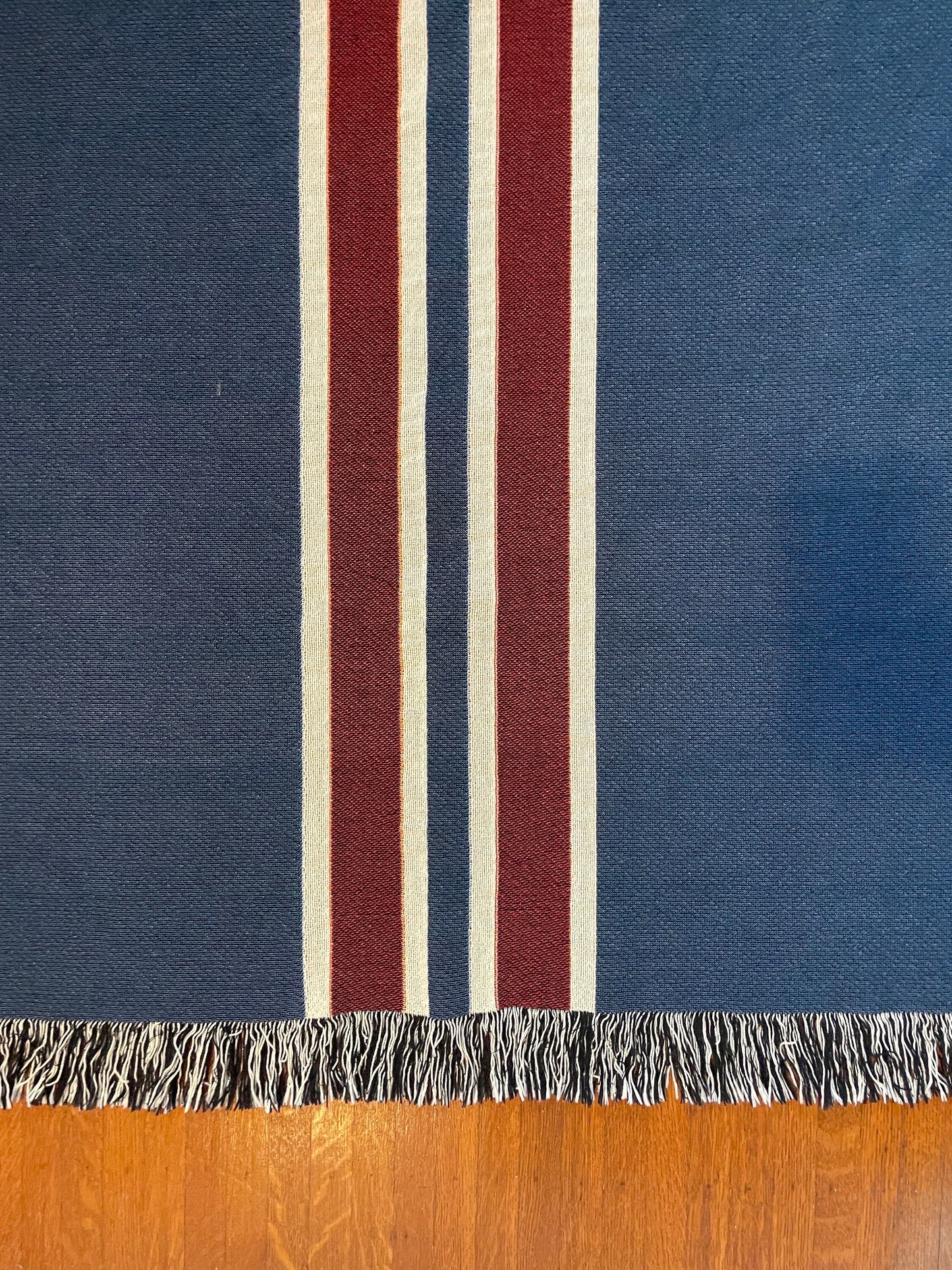 Football Gift 100% Woven COTTON Blanket Gift for Bills Mafia Fan Game Day Throw Blanket for Josh Allen Fan Gift For Him Pro Football Buffalo
