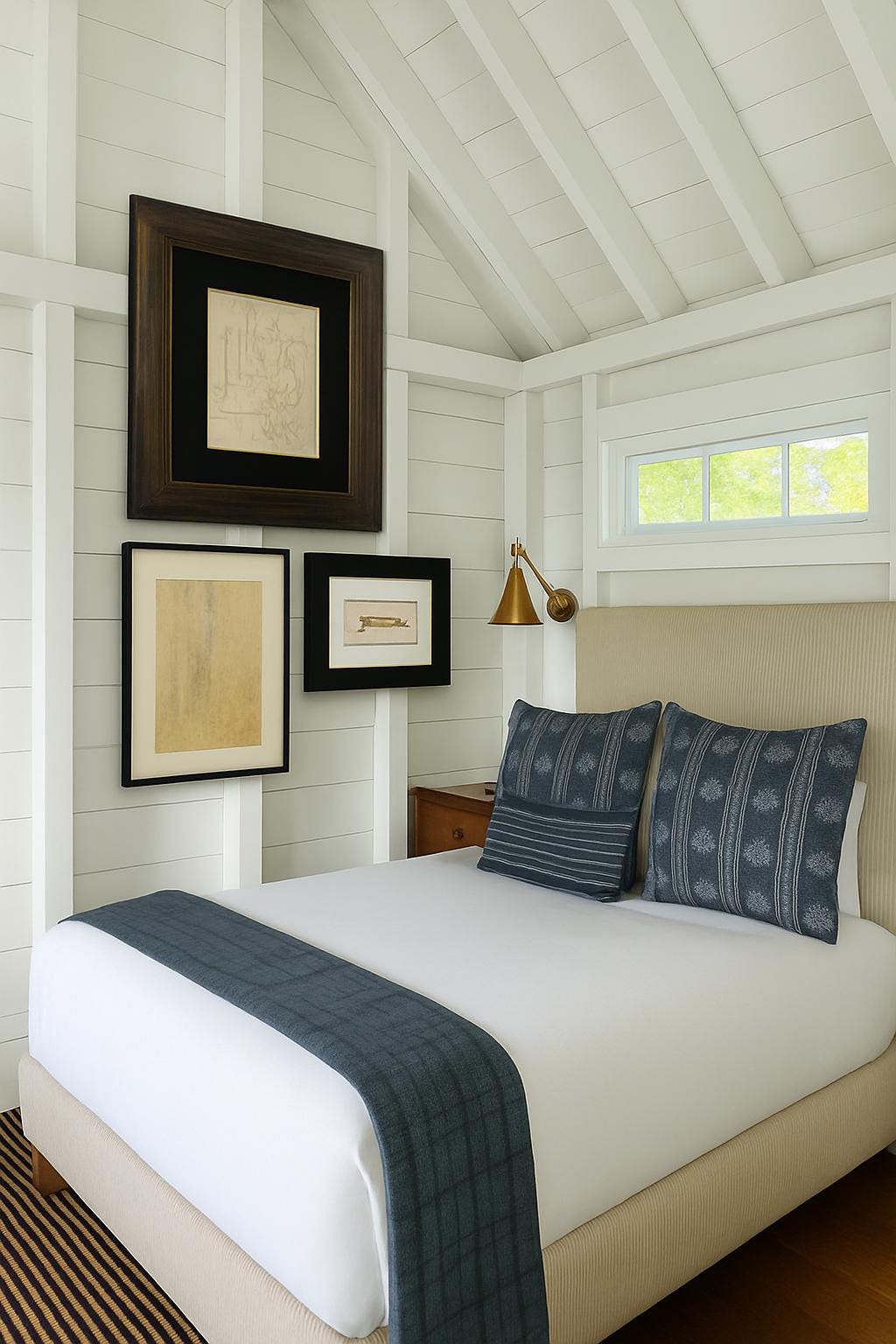 Set No. 002: Neutral Gallery Wall | Framed Vintage Portrait Art Gallery Wall | 3 Piece Original Art Collection