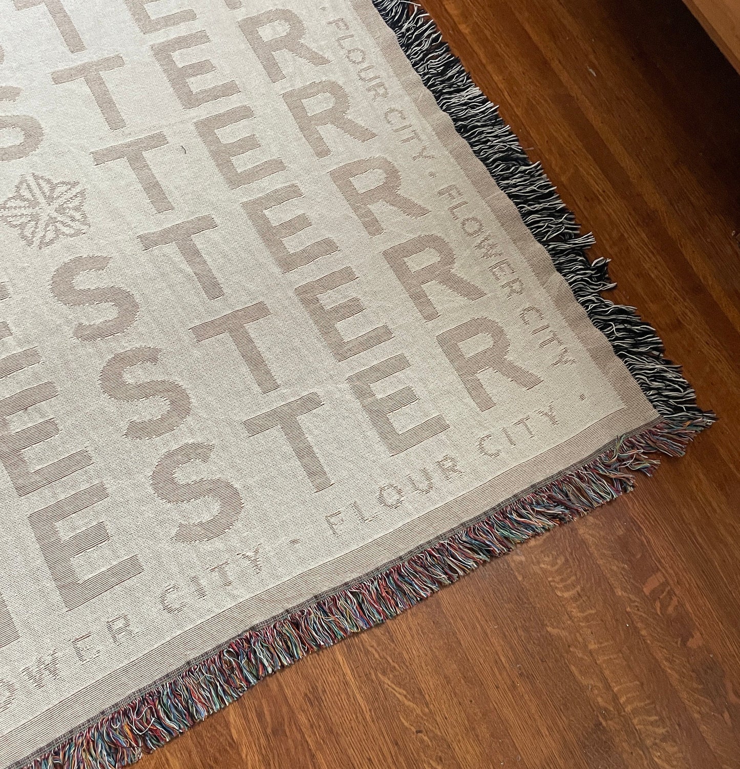 Upstate NY Gift Blanket New York Rochester Gift University of Rochester Gift U of R Buffalo Bills Housewarming Gift New York State Gift Frat