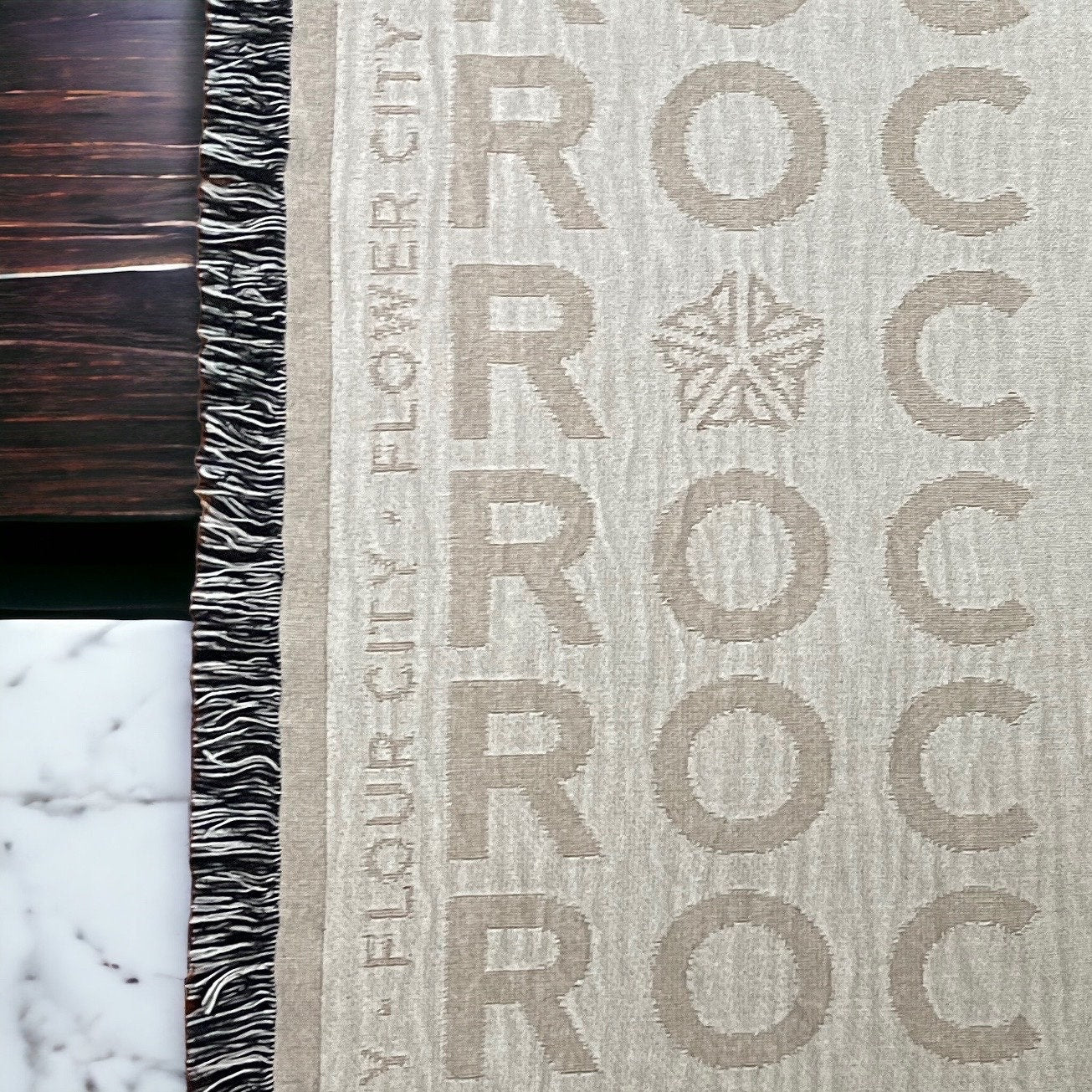 Upstate NY Gift Blanket New York Rochester Gift University of Rochester Gift U of R Buffalo Bills Housewarming Gift New York State Gift Frat
