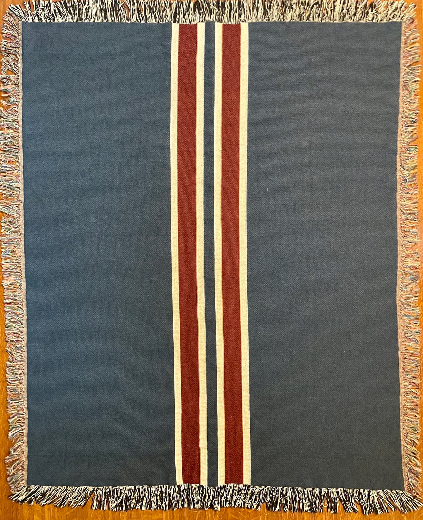 Football Gift 100% Woven COTTON Blanket Gift for Bills Mafia Fan Game Day Throw Blanket for Josh Allen Fan Gift For Him Pro Football Buffalo