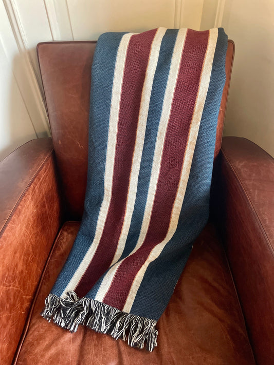 Football Gift 100% Woven COTTON Blanket Gift for Bills Mafia Fan Game Day Throw Blanket for Josh Allen Fan Gift For Him Pro Football Buffalo