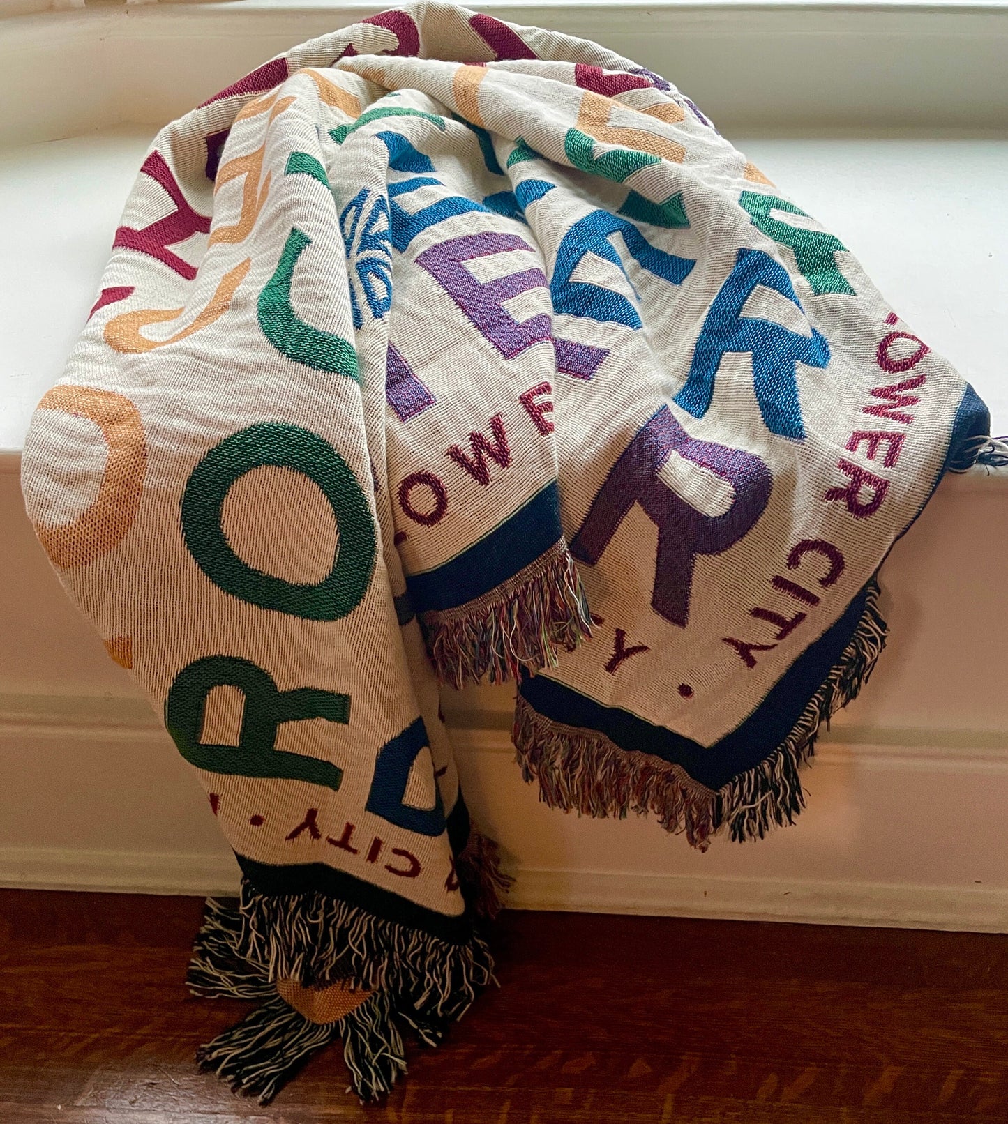 Upstate NY Gift Blanket New York Rochester Gift University of Rochester Gift U of R Buffalo Bills Housewarming Gift New York State Gift Frat