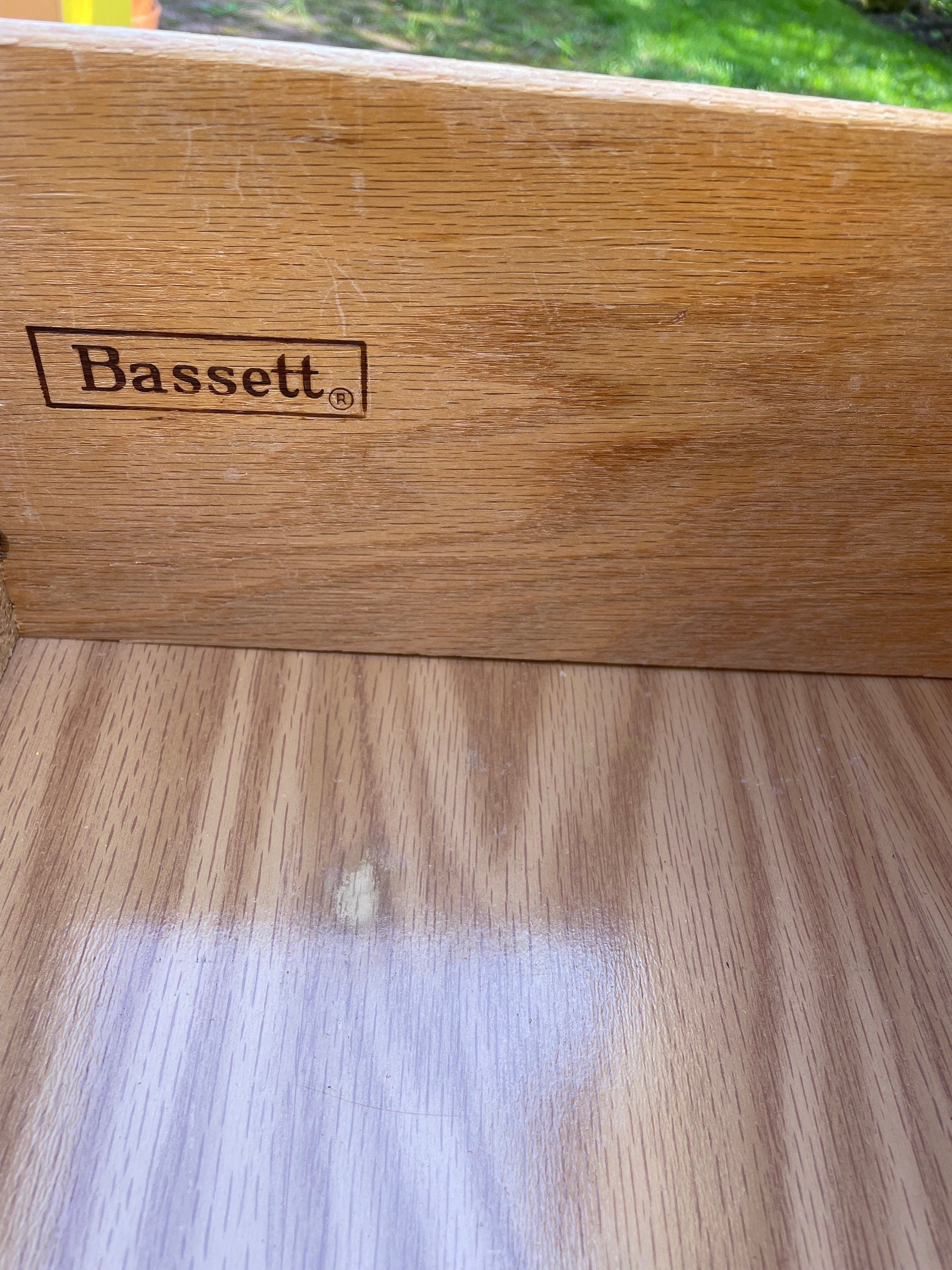 Bassett — Faux Bamboo Dresser
