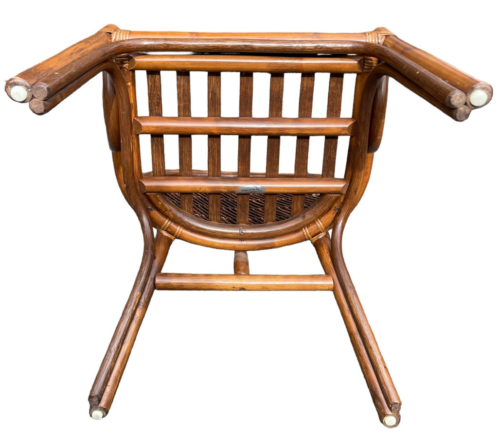 Peacock Chairs — Rattan Pair