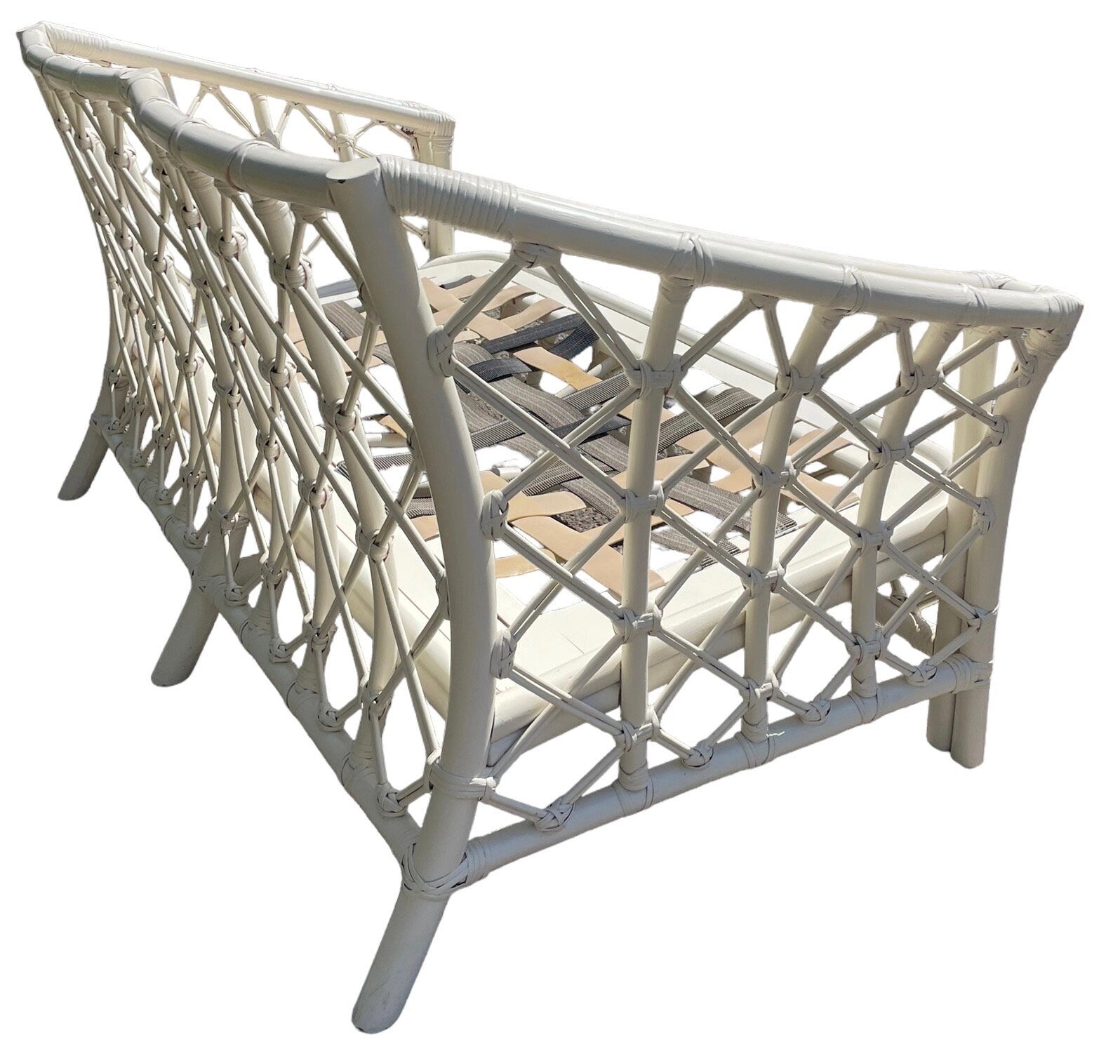 Ficks Reed — Rattan Sofa, 2 Seat