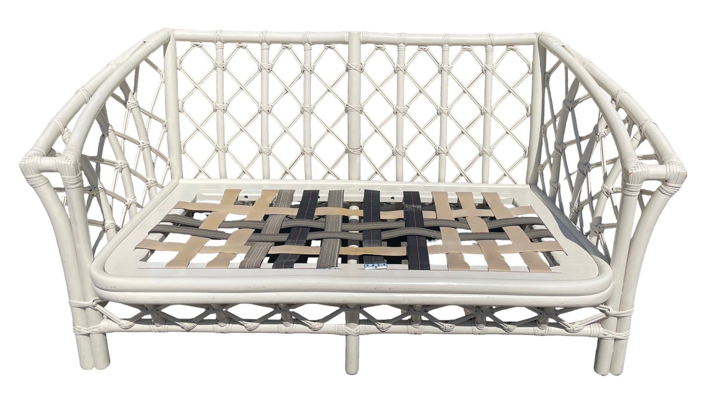 Ficks Reed — Rattan Sofa, 2 Seat