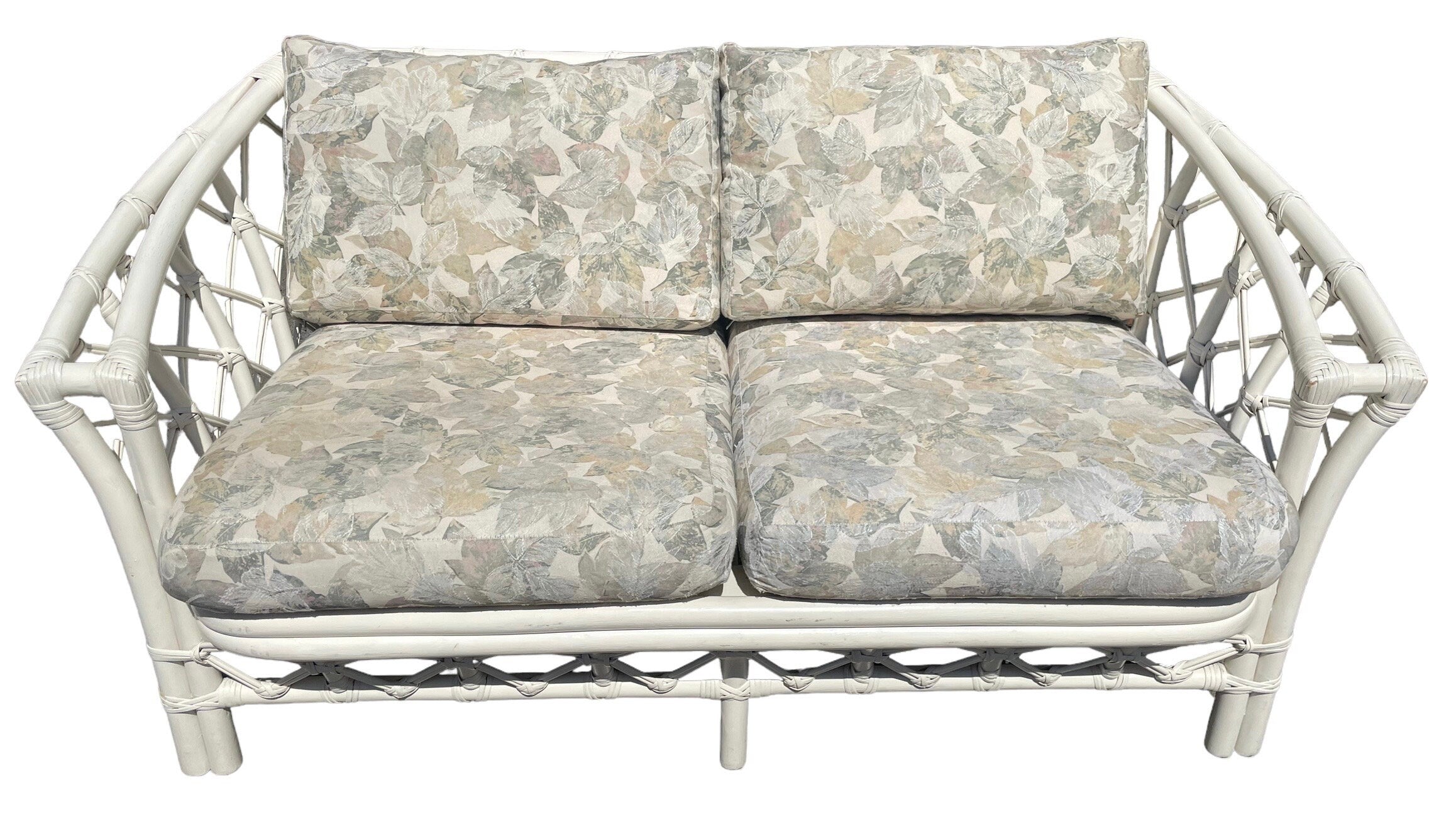 Ficks Reed — Rattan Sofa, 2 Seat