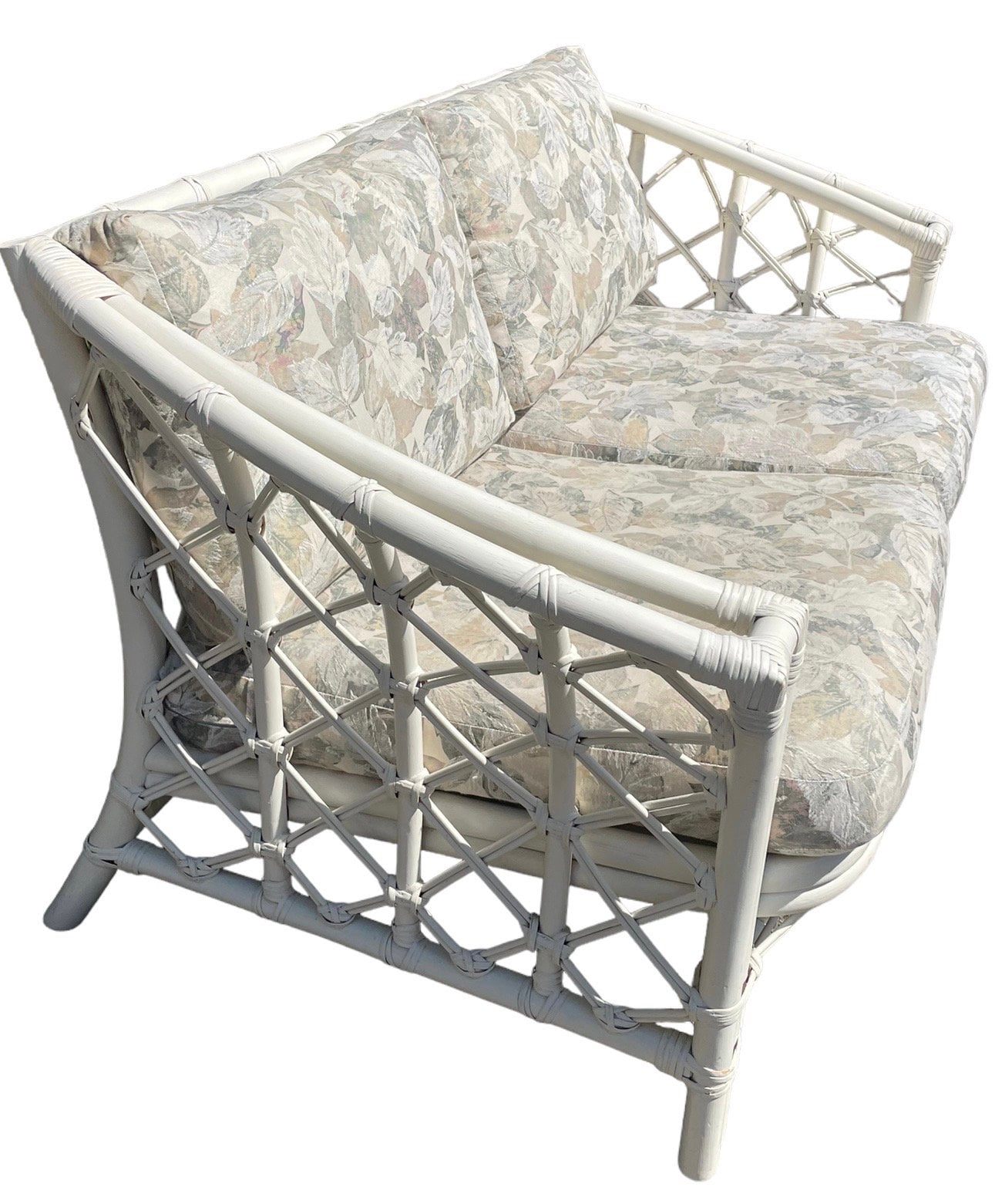 Ficks Reed — Rattan Sofa, 2 Seat