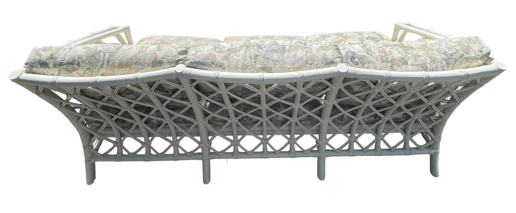 Ficks Reed — Vintage Rattan Sofa, 3 Seat