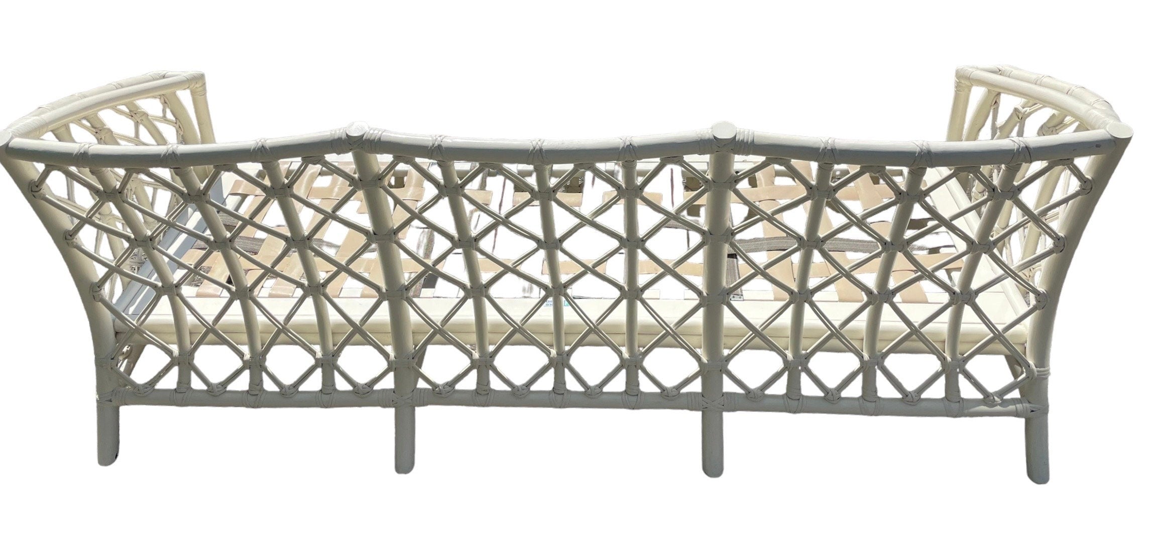 Ficks Reed — Vintage Rattan Sofa, 3 Seat