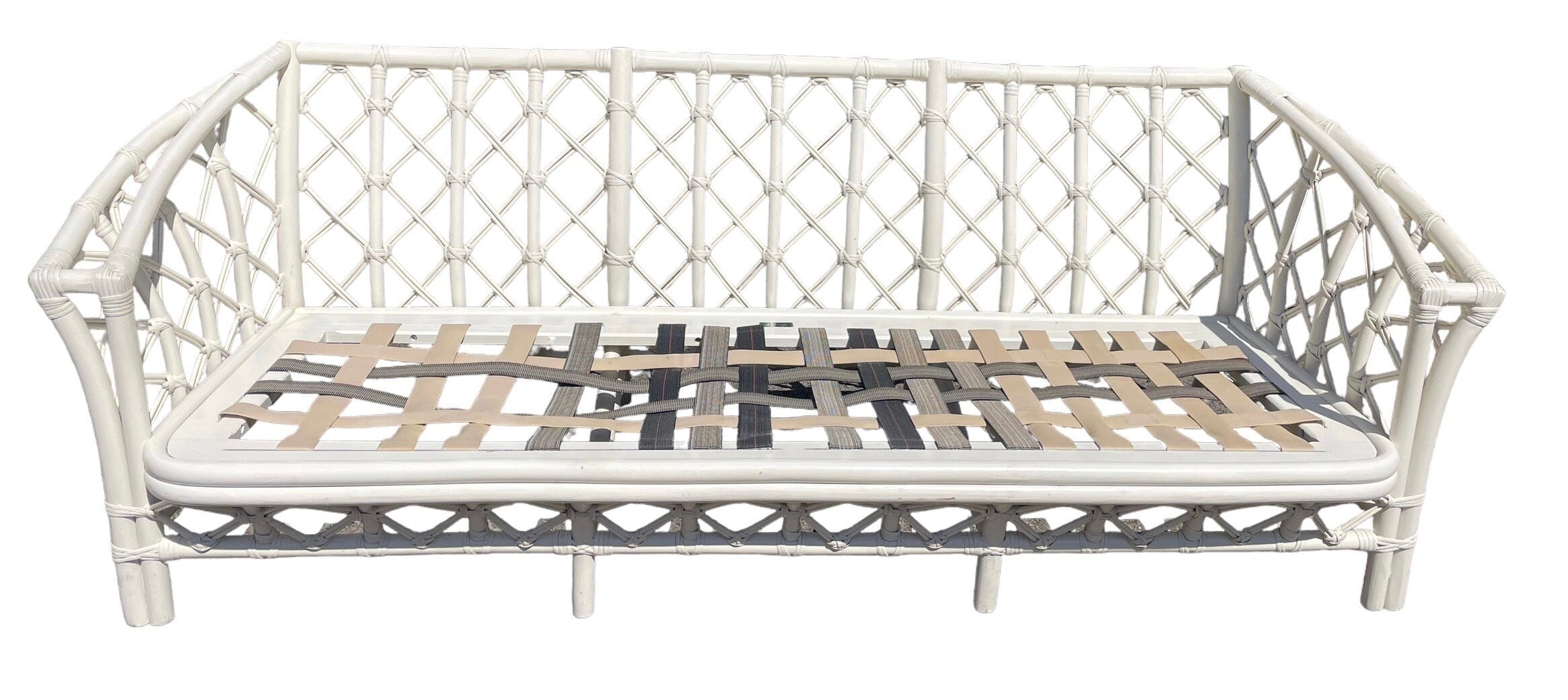 Ficks Reed — Vintage Rattan Sofa, 3 Seat