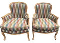 French Bergere — Armchairs, Pair