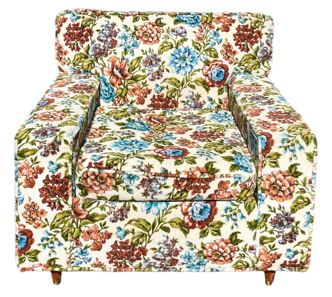 Floral Armchair — Upholstered Chair