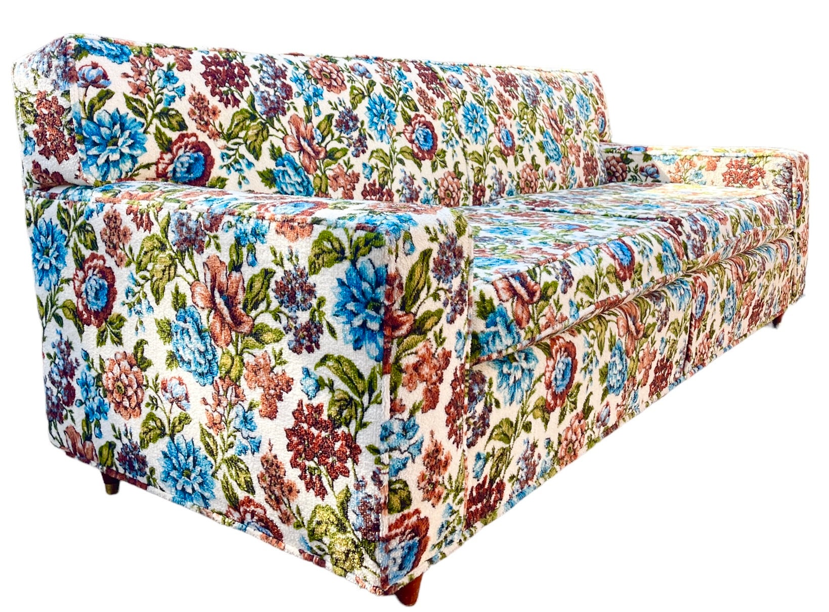 Floral Sofa — Upholstered Couch