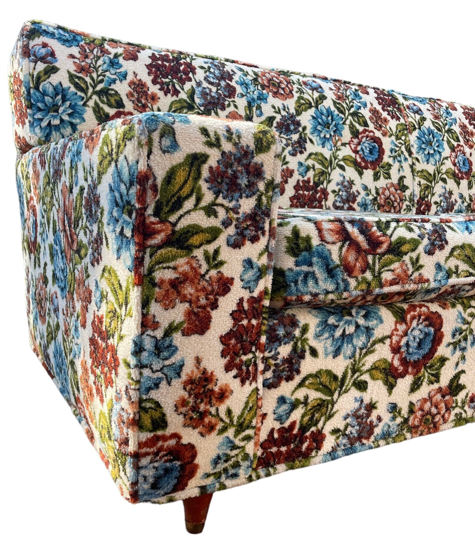 Floral Sofa — Upholstered Couch