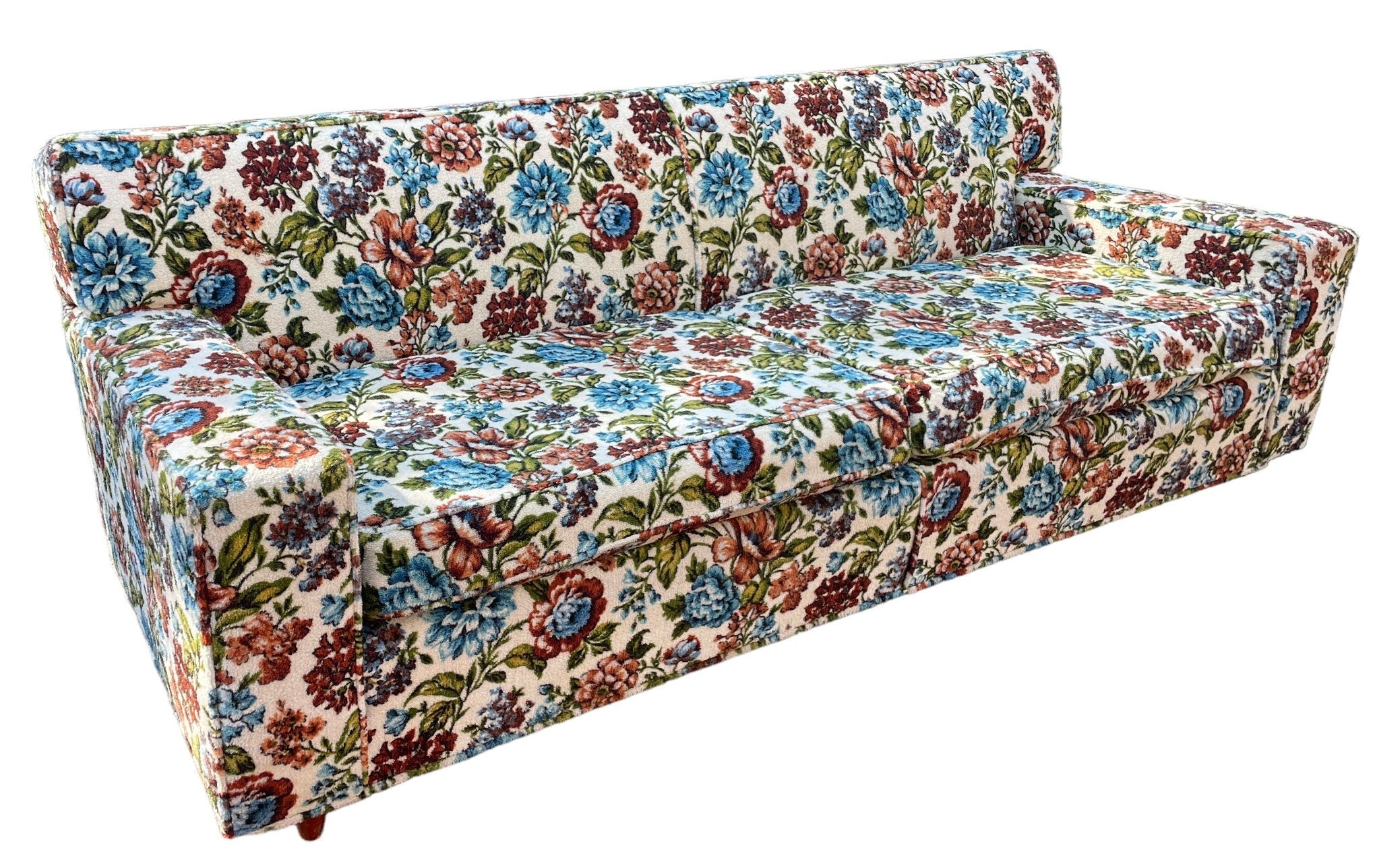 Floral Sofa — Upholstered Couch
