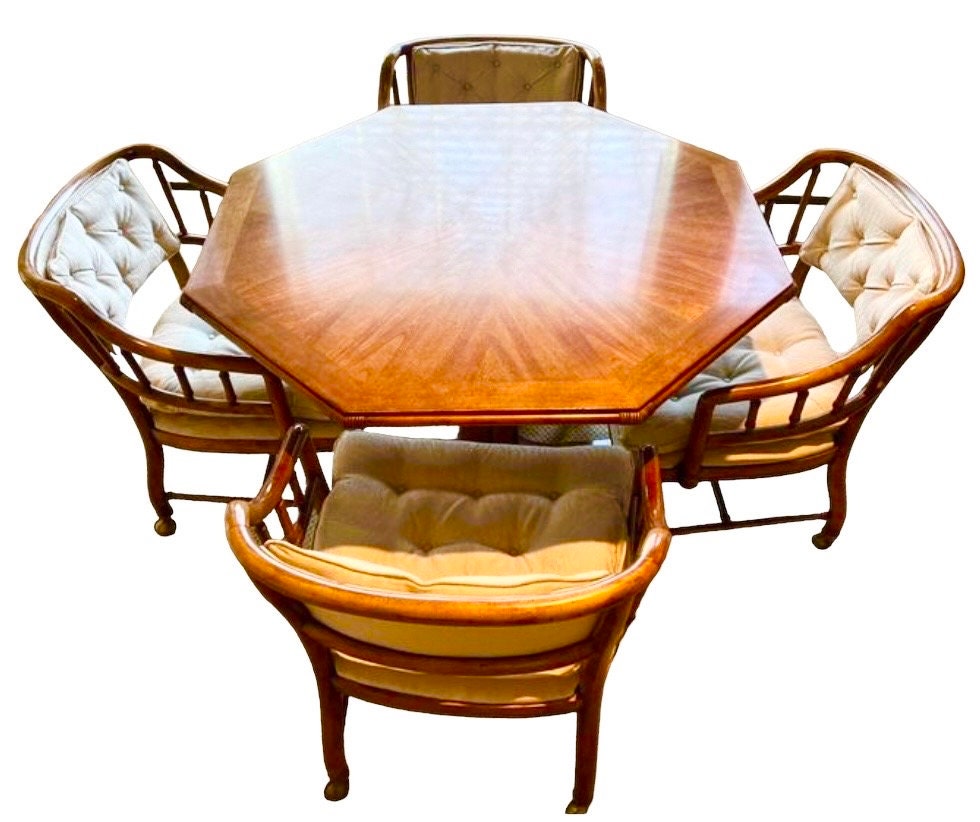 Drexel — Game Table and Chairs
