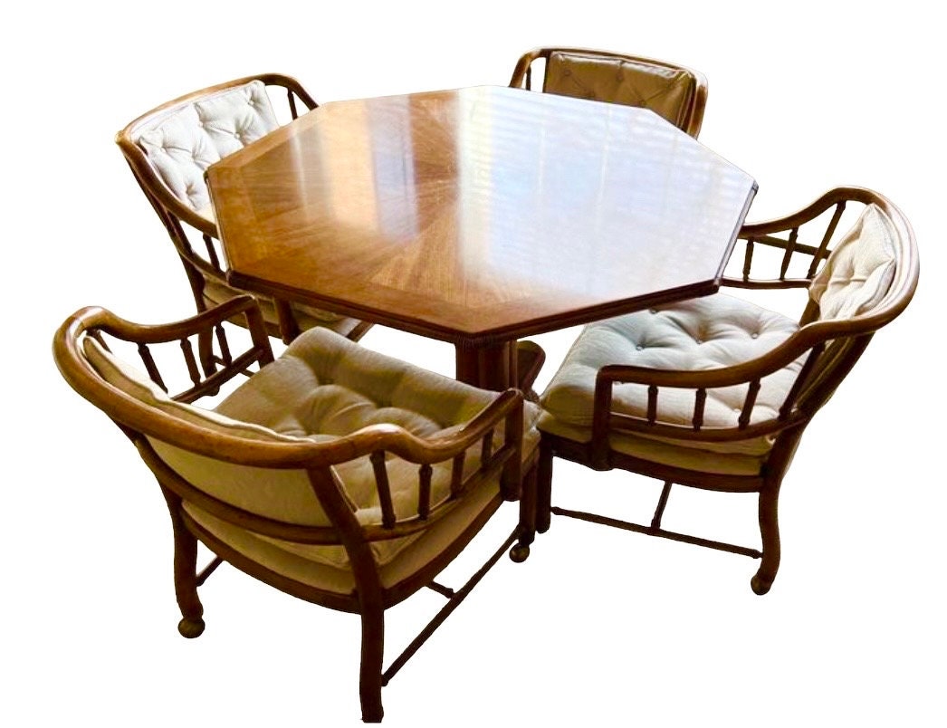 Drexel — Game Table and Chairs