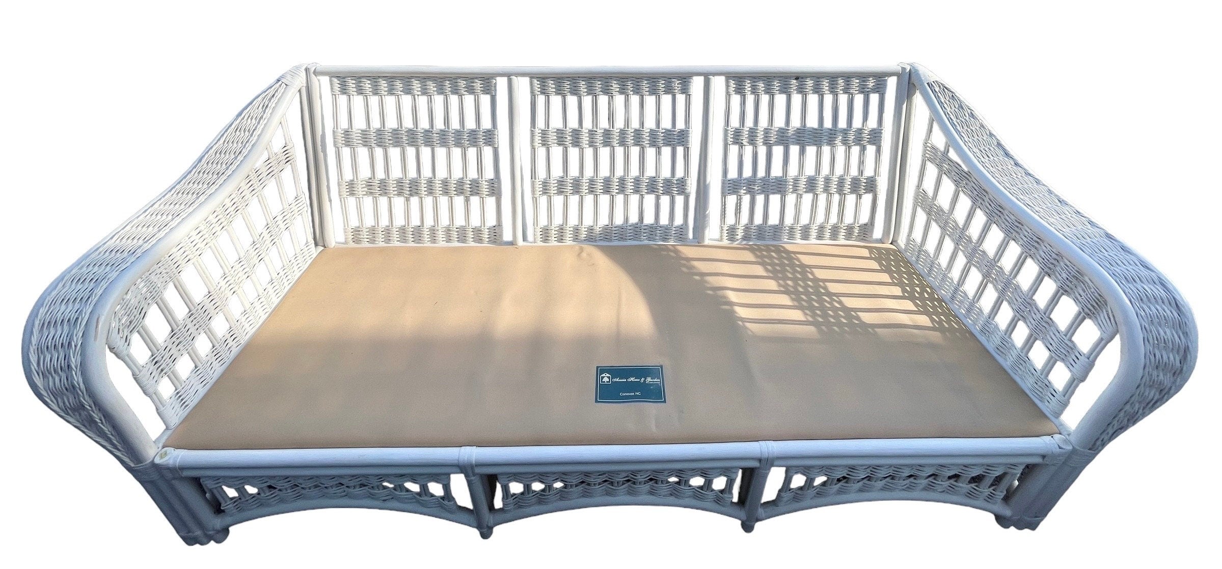 Ficks Reed — Rattan Sofa, 2 Seat
