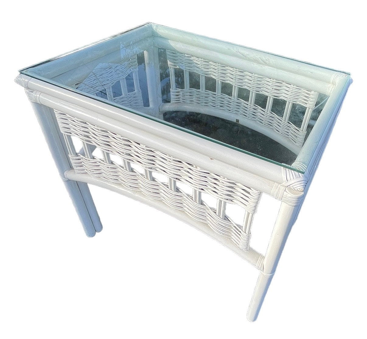 Ficks Reed Style — End Tables, Pair