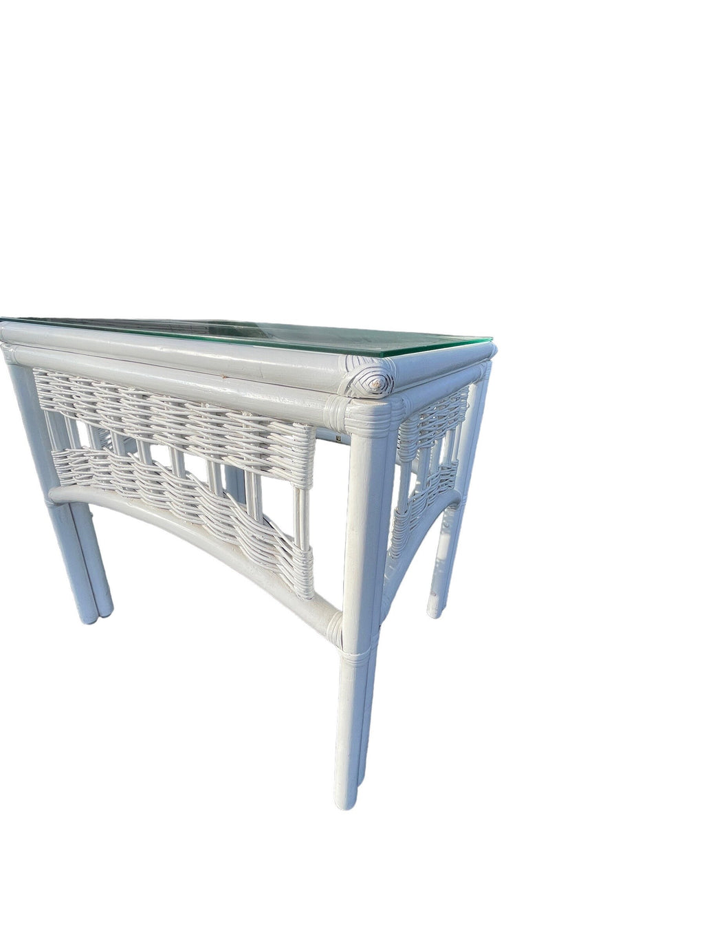 Ficks Reed Style — End Tables, Pair
