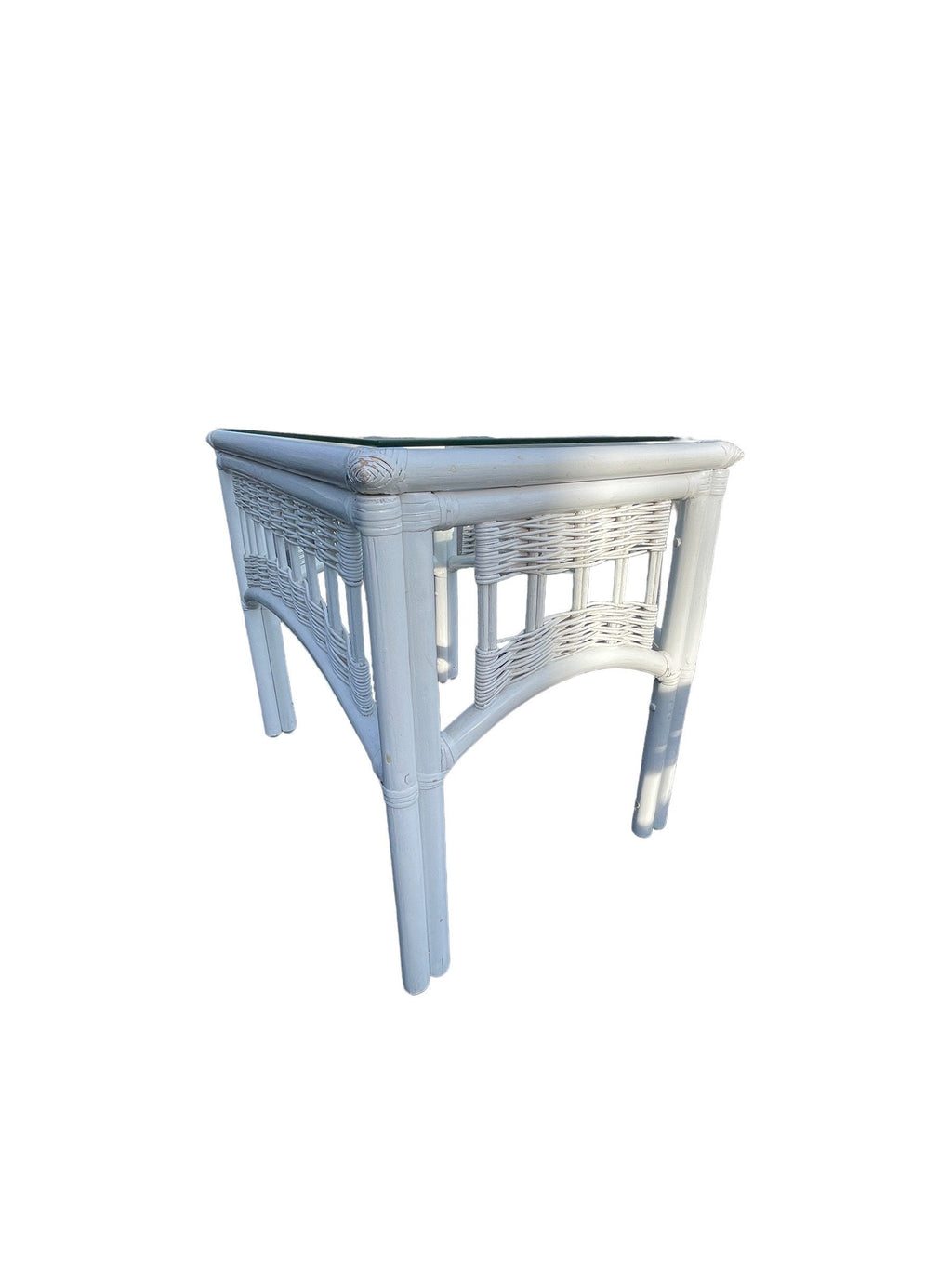 Ficks Reed Style — End Tables, Pair