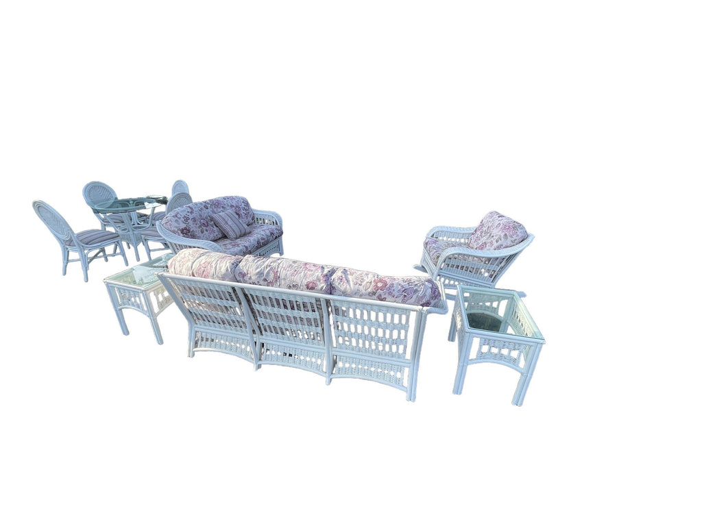 Ficks Reed Style — End Tables, Pair
