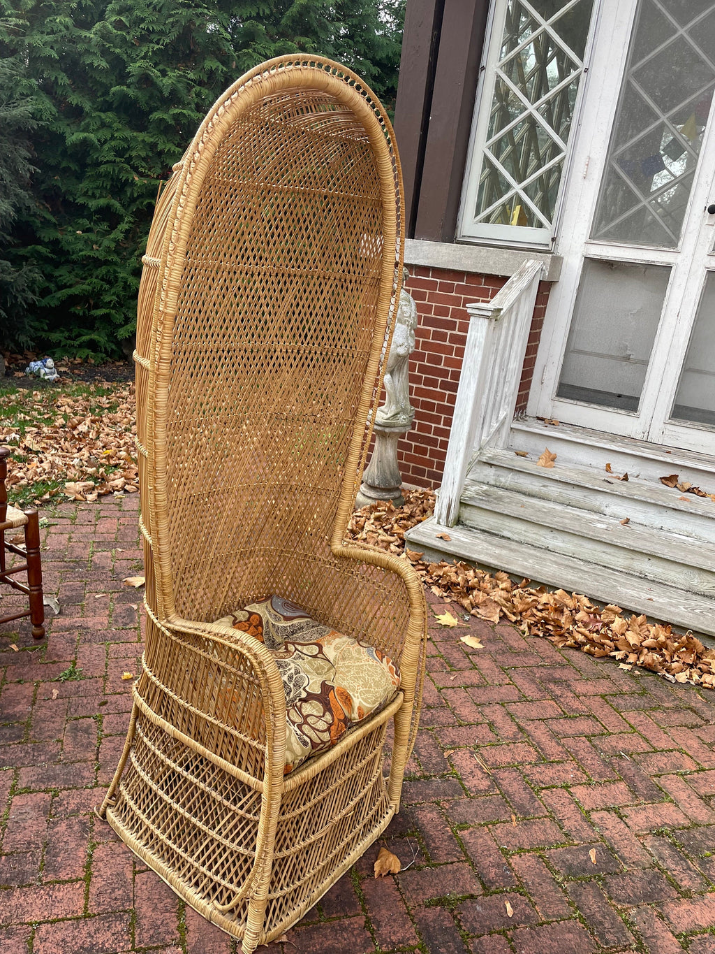 Peacock Chair — Rattan