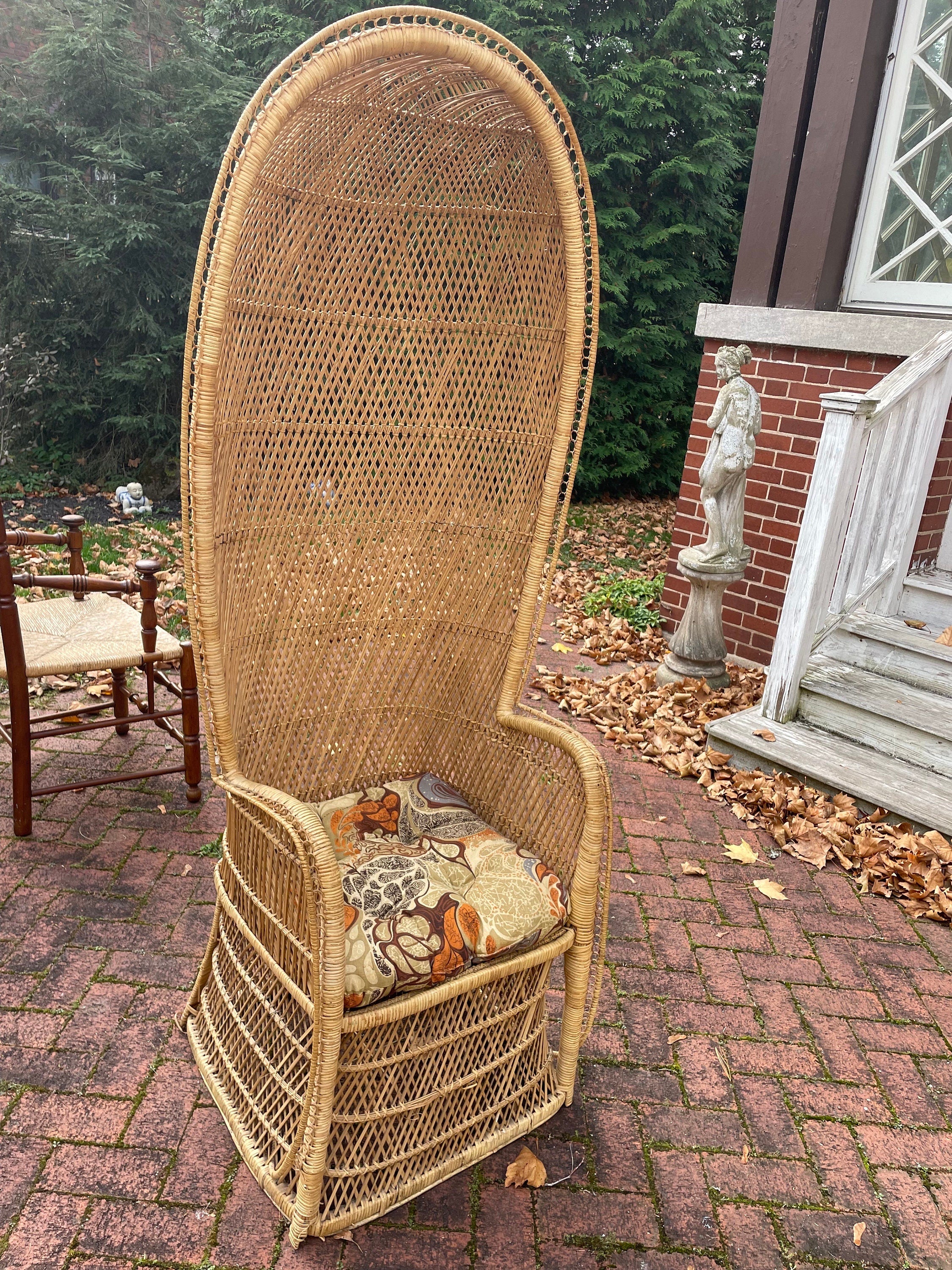 Peacock Chair — Rattan