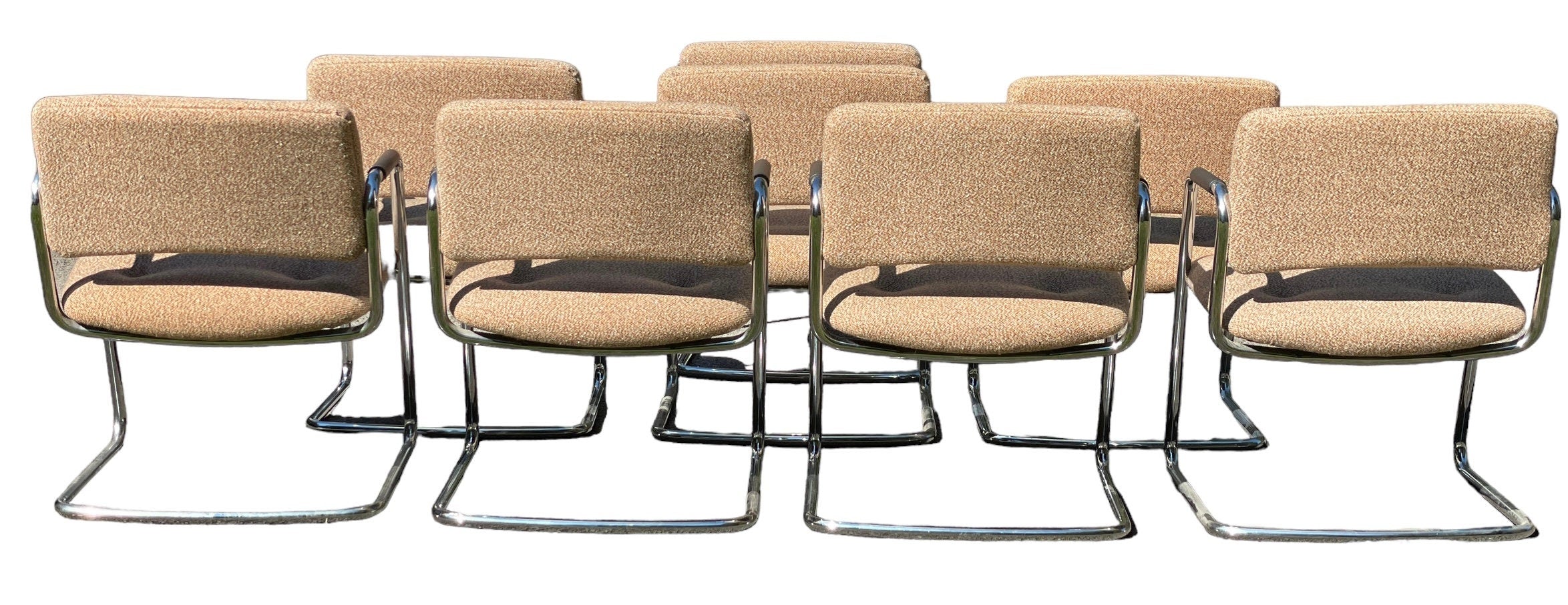 Steelcase — Cantilever Dining Chairs, Set of 8