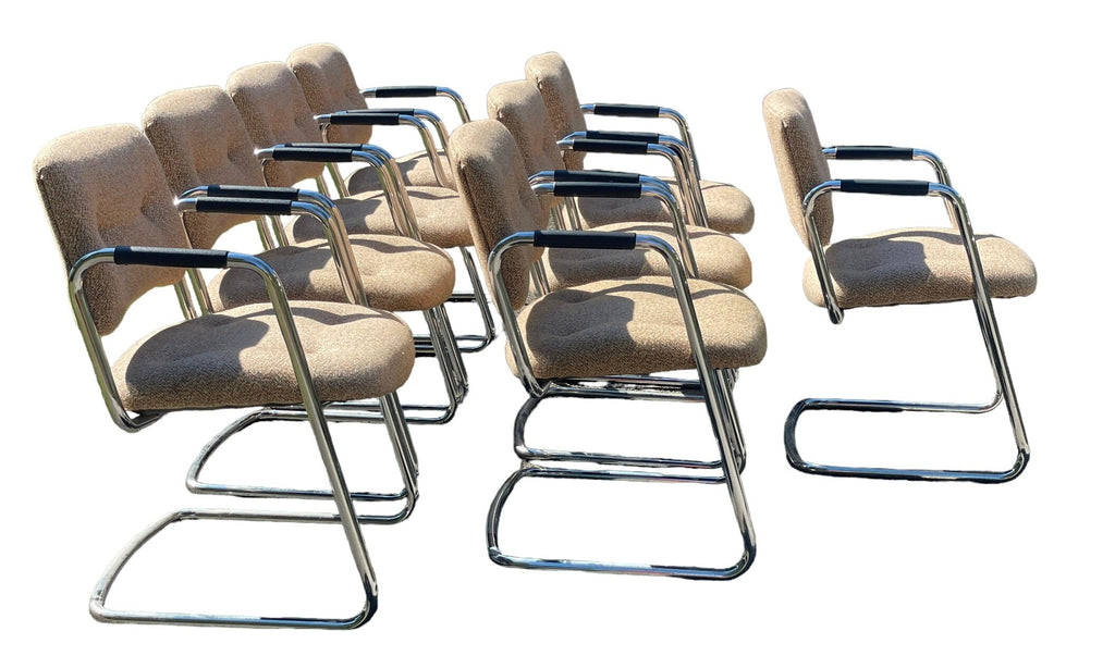 Steelcase — Cantilever Dining Chairs, Set of 8