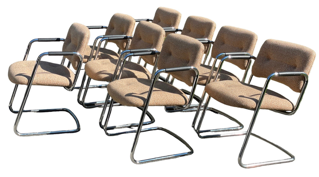 Steelcase — Cantilever Dining Chairs, Set of 8
