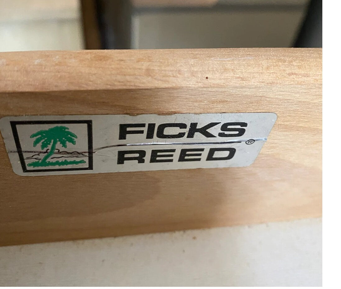 Ficks Reed Faux Bamboo Highboy Hollywood Regency Coastal Dresser Iconic Ficks Reed Style Lattice Trim White Dresser Bedroom Furniture