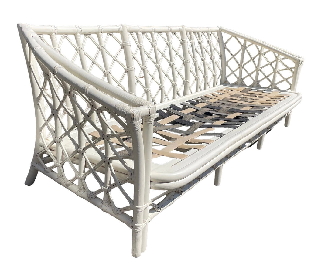 Ficks Reed — Vintage Rattan Sofa, 3 Seat