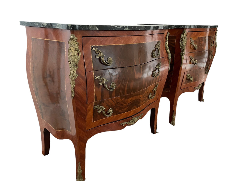 French Louis XV — Bombe Commode