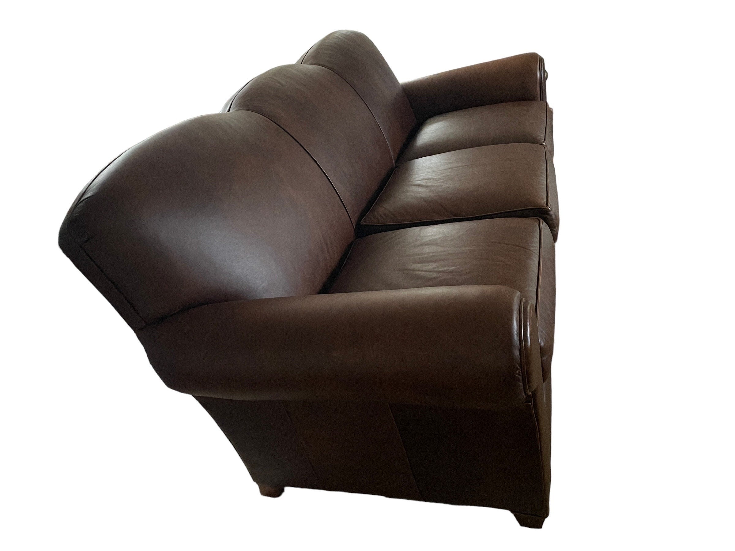 Mitchell Gold — Leather Sofa