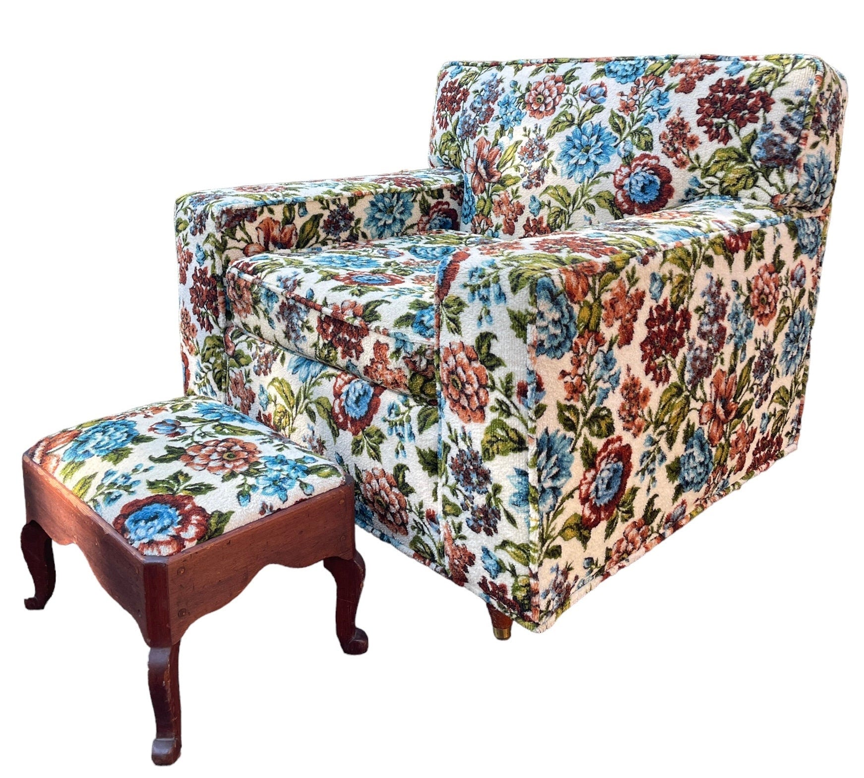 Floral Armchair — Upholstered Chair