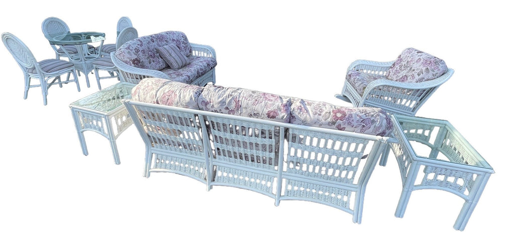 Ficks Reed — Rattan Sofa, 3 Seat