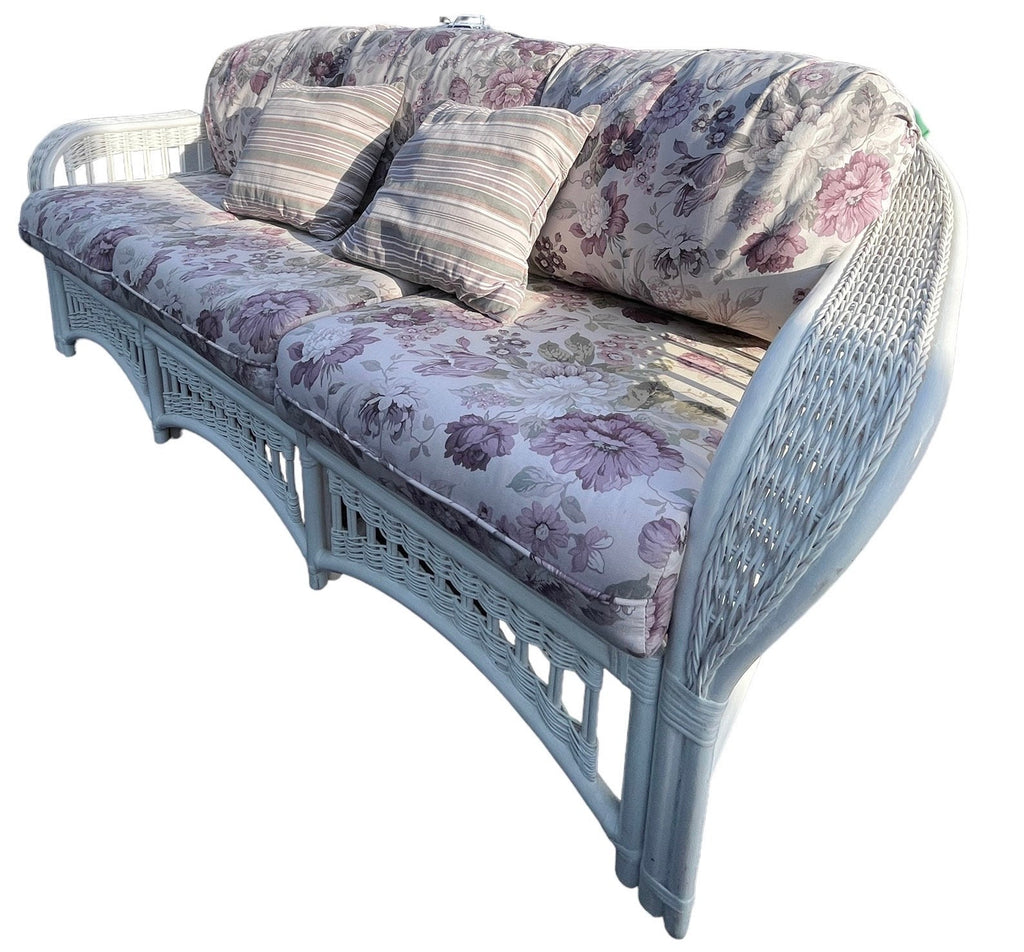 Ficks Reed — Rattan Sofa, 3 Seat