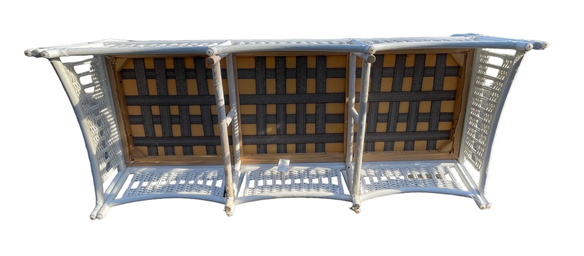 Ficks Reed — Rattan Sofa, 2 Seat