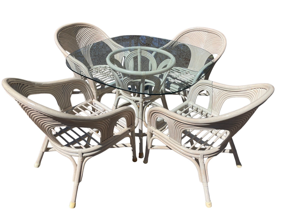 Gabriella Crespi Style — Rattan Dining Set
