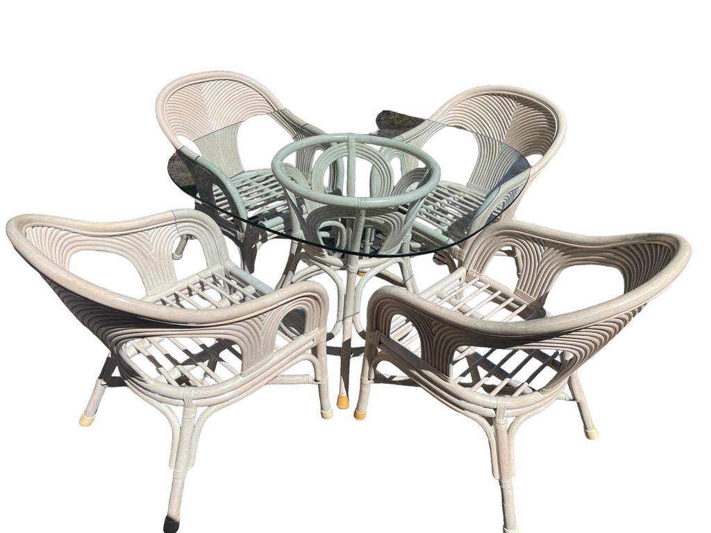 Gabriella Crespi Style — Rattan Dining Set