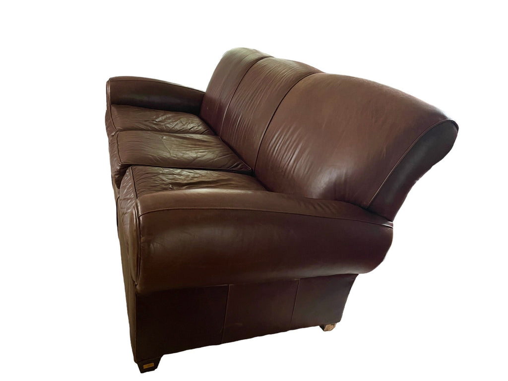 Mitchell Gold — Leather Sofa