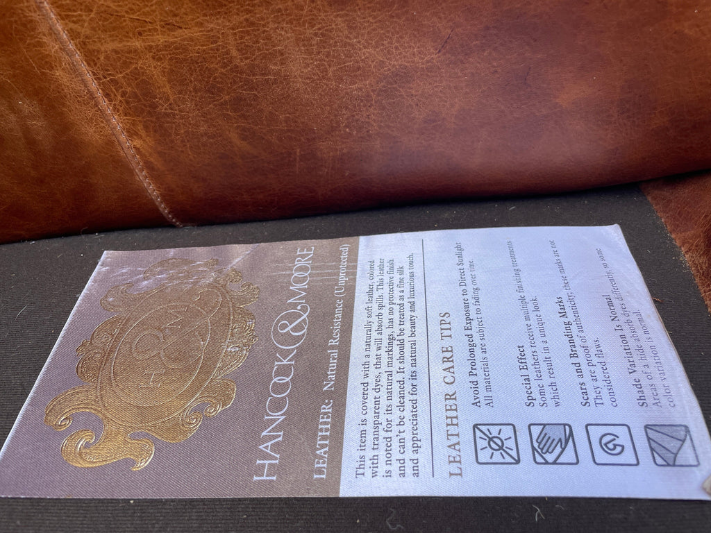 Hancock & Moore — Leather Sofa
