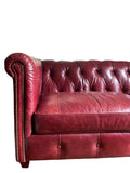 Klaussner — Chesterfield Leather Sofa