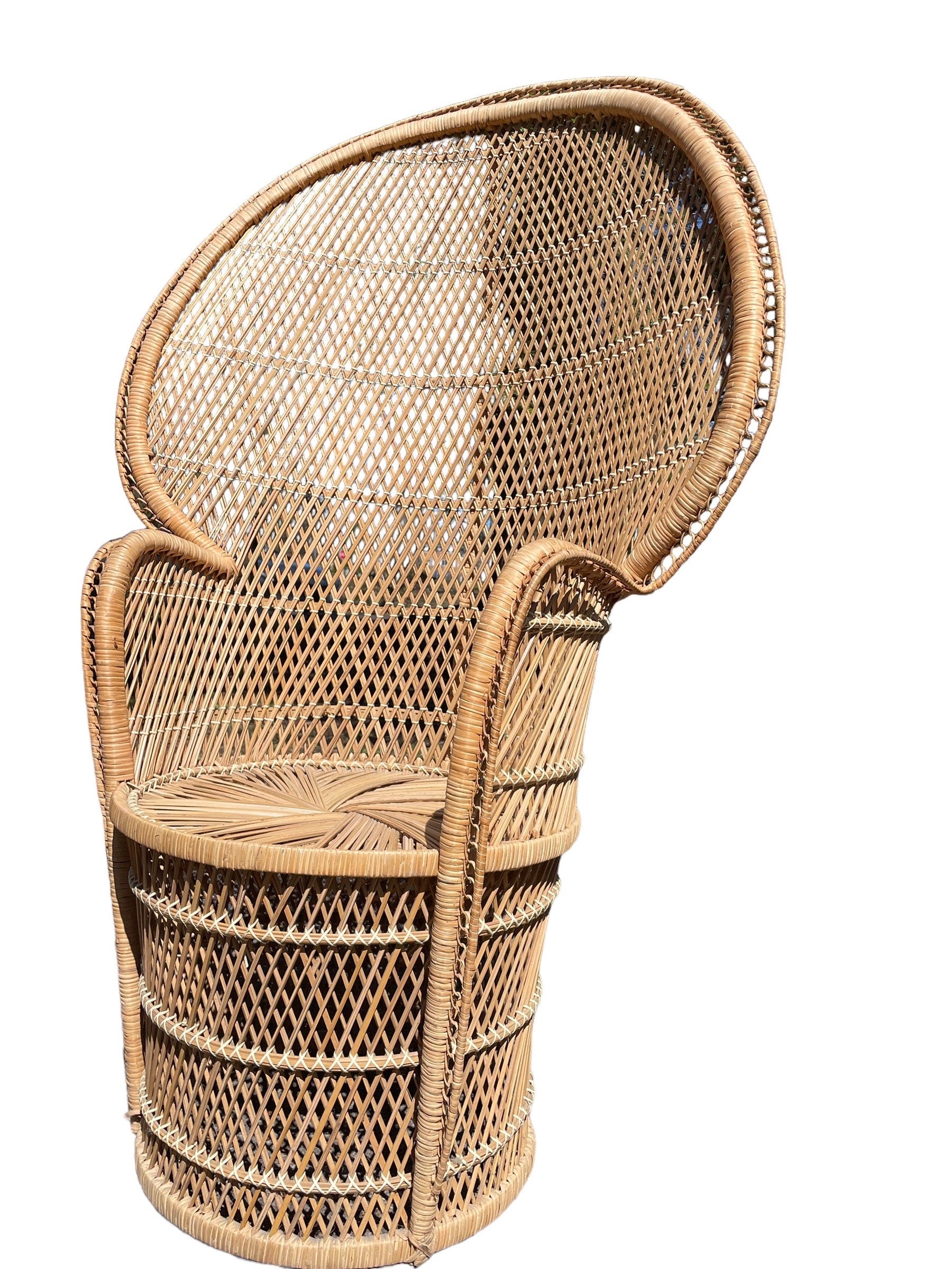 Peacock Chair — Rattan