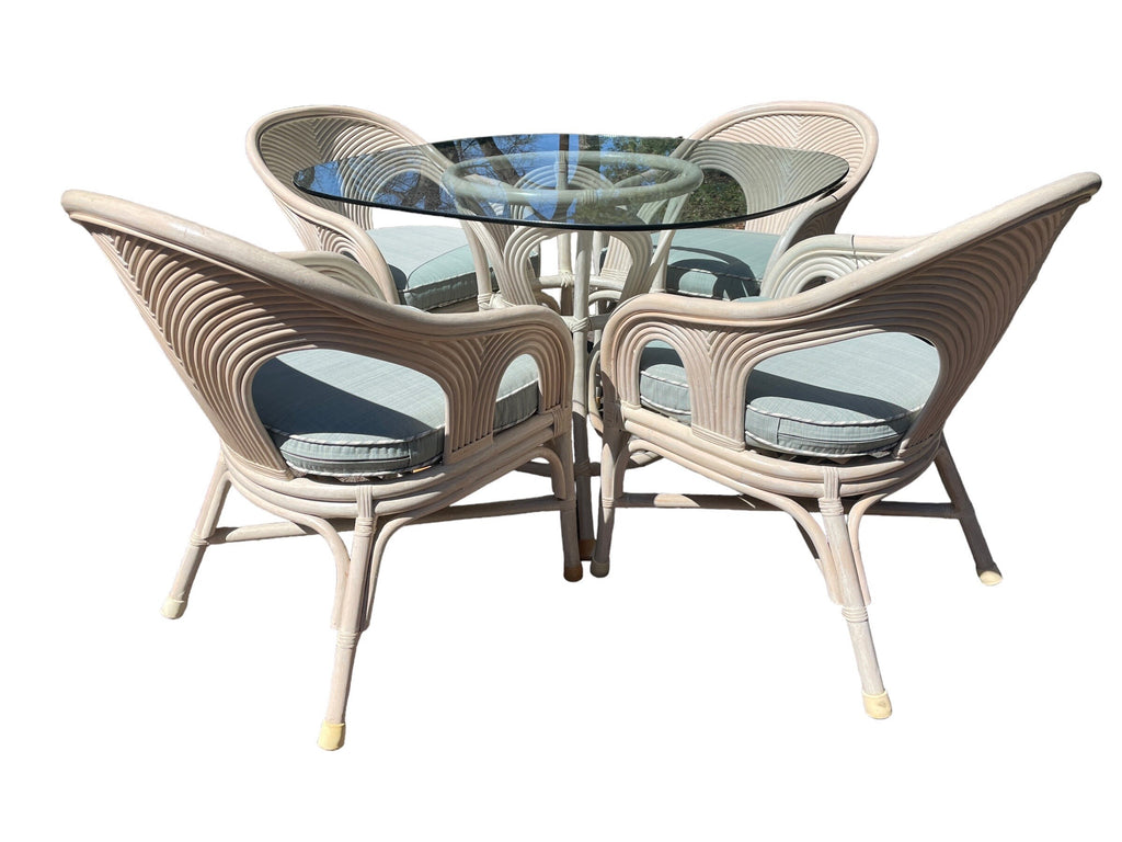 Gabriella Crespi Style — Rattan Dining Set