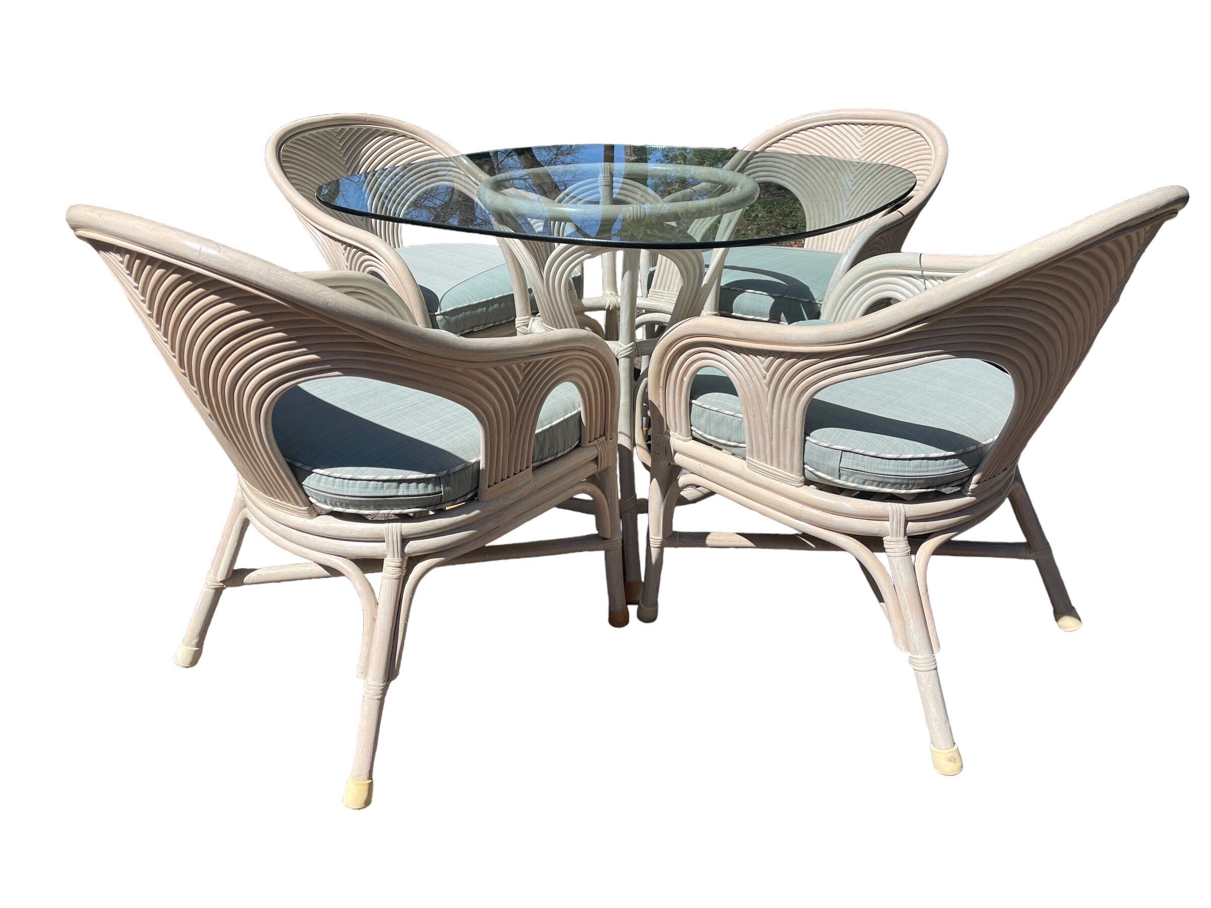 Gabriella Crespi Style — Rattan Dining Set