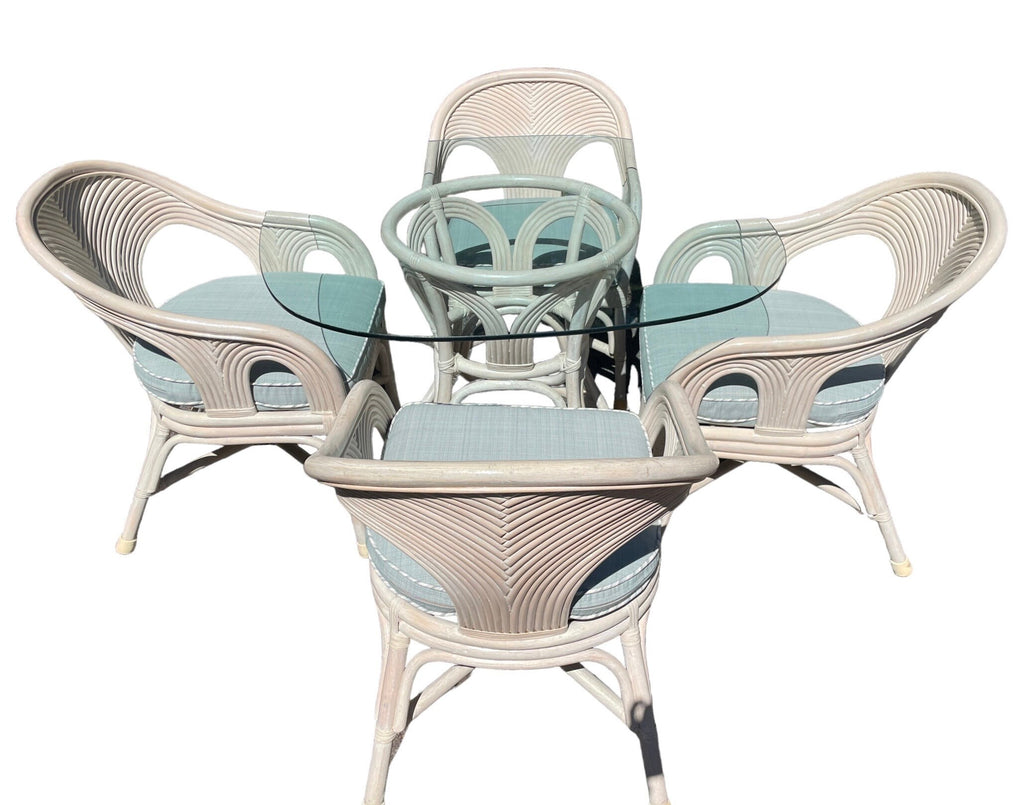 Gabriella Crespi Style — Rattan Dining Set